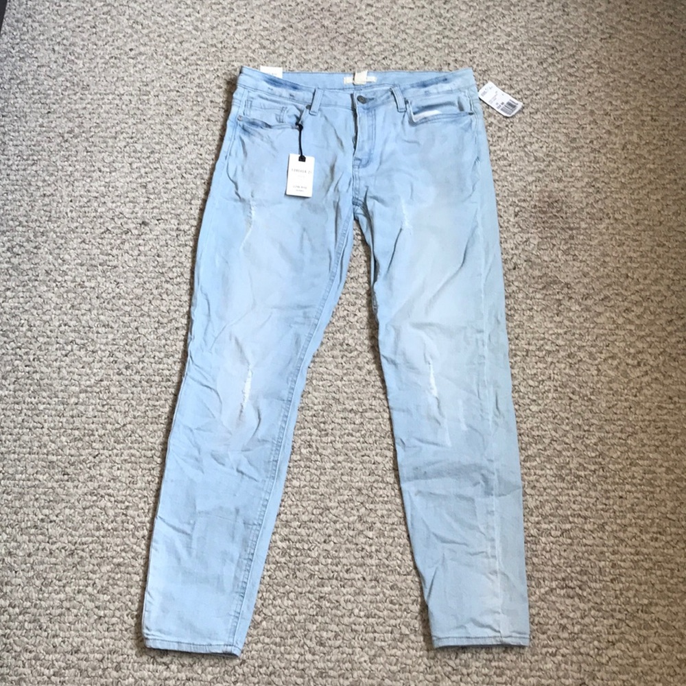 Forever 21 low rise skinny jeans